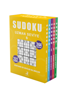Sudoku Uzman Seviye 5 Kitap Set (6-7-8-9-10)