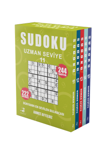Sudoku Uzman Seviye 5 Kitap Set (11-12-13-14-15)