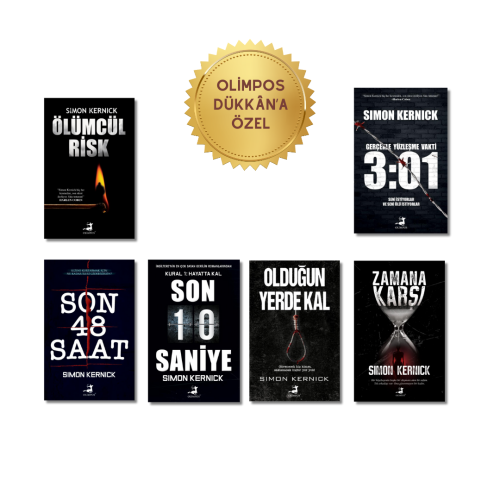 Simon Kernick Polisiye Set 6 Kitap