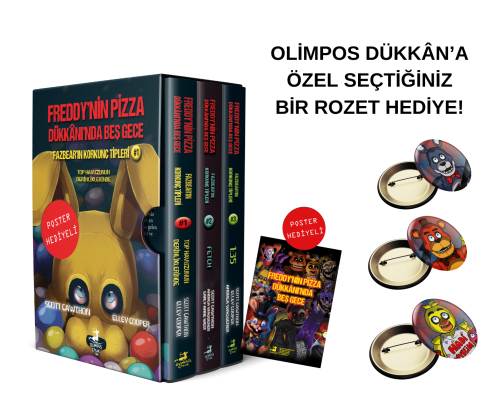 Fazbear`in Korkunç Tipleri Serisi - 3 Kitaplık Kutulu Set (1-2-3) - POSTER HEDİYELİ
