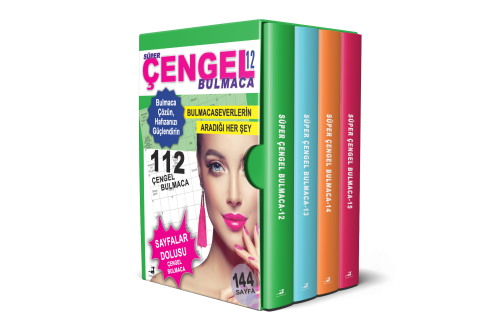 Süper Çengel Bulmaca 4 Kitap Kutulu Set