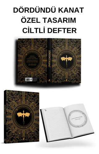 Dördüncü Kanat Özel Tasarım Defter - Olimpos Yayınları Kitap Dolu Günl