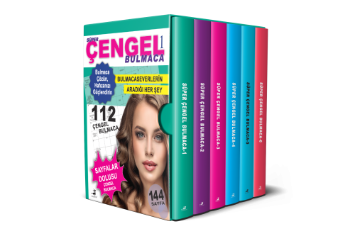 Süper Çengel Bulmaca 6 Kitap Kutulu Set