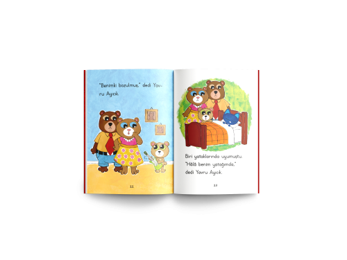 Kedi Piti ve Ayıcık Ailesi - Olimpos Yayınları Kitap Dolu Günler Diler