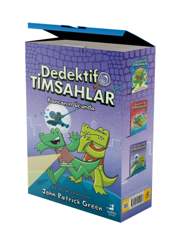 Dedektif Timsahlar 3 Kitaplık Kutulu Set (1-2-3) - Olimpos Yayınları K
