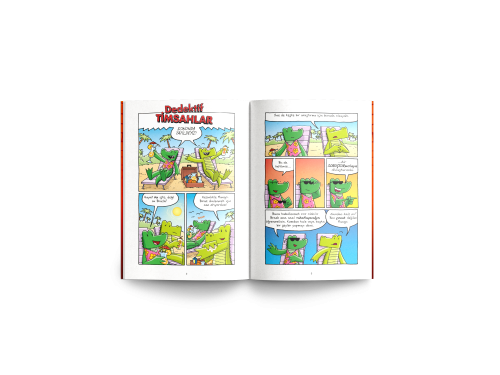 Dedektif Timsahlar 4 - Dev Karıncalara Karşı - Olimpos Yayınları Kitap