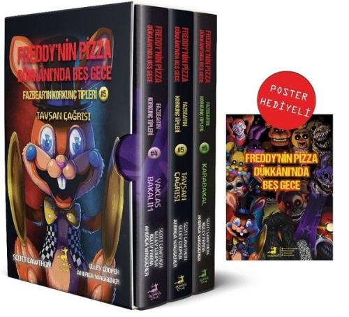 Fazbear`in Korkunç Tipleri Serisi - 3 Kitaplık Kutulu Set (4-5-6) - PO