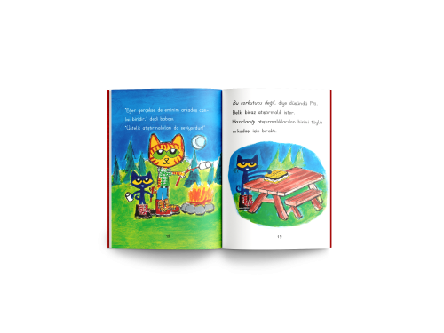 Kedi Piti Kampa Gidiyor - Olimpos Yayınları Kitap Dolu Günler Diler...