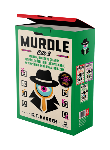 Murdle - 3 Kitaplık Kutulu Set - Olimpos Yayınları Kitap Dolu Günler D