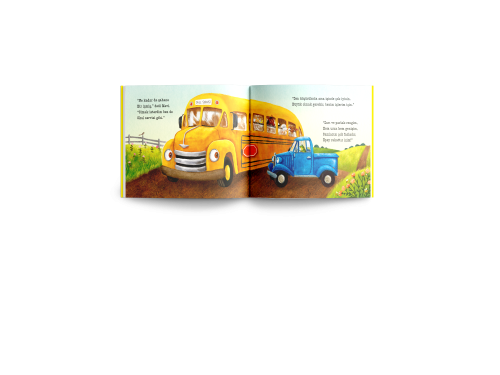 Küçük Mavi Kamyonet Okul Yolunda - Olimpos Yayınları Kitap Dolu Günler