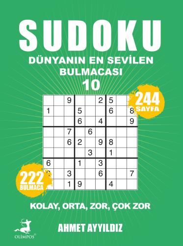Sudoku 10 - Dünyanın En Sevilen Bulmacası - Olimpos Yayınları Kitap Do