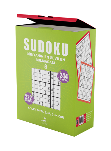 Sudoku Dünyanın En Sevilen Bulmacası 5 Kitap Set (6-7-8-9-10) - Olimpo
