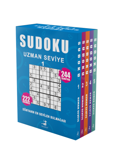 Sudoku Uzman Seviye 5 Kitap Set (1-2-3-4-5)