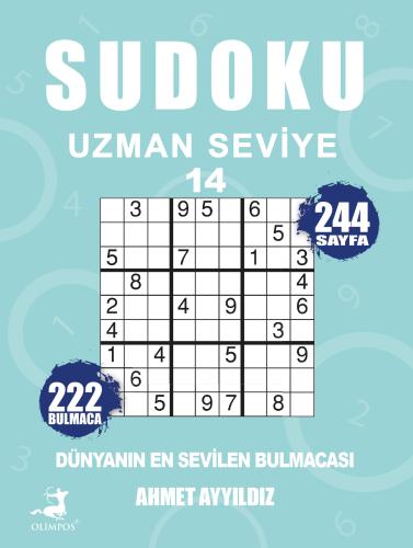 Sudoku 14 - Uzman Seviye - Olimpos Yayınları Kitap Dolu Günler Diler..