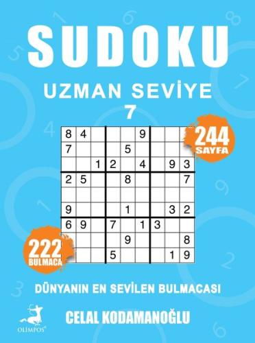 Sudoku Uzman Seviye 7 - Olimpos Yayınları Kitap Dolu Günler Diler...