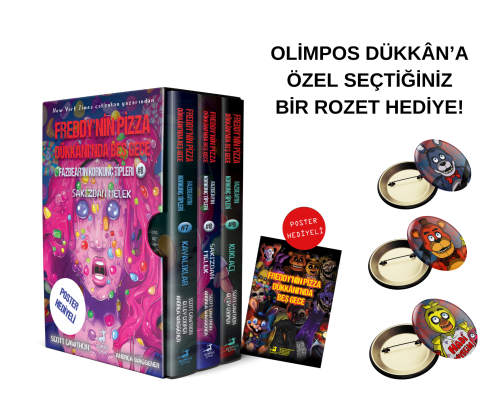 Fazbear’ın Korkunç Tipleri Serisi 3 Kitaplık Kutulu Set (7-8-9 ) (POSTER HEDİYELİ)